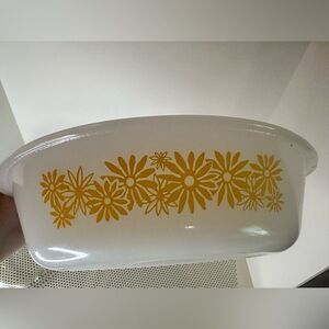 Vintage Ovenware Floral Patterned Dish